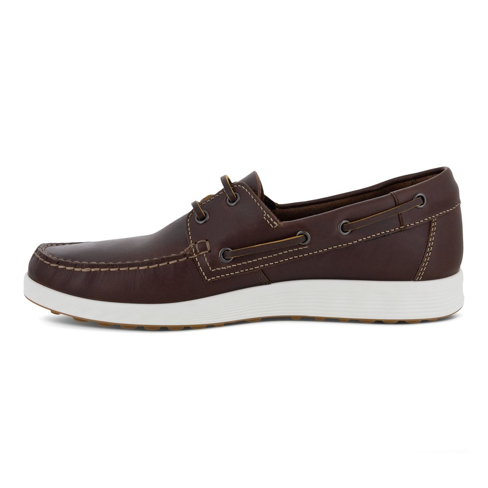 ECCO Mens Moccasins Brown - S Lite Moc - ZLX-341987